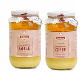 Pure Natural Kankrej Bilona A2 Cow Ghee By Indicow | Rich In Vitamins A, E Healthy Desi Cow Ghee Good For Sweets | 2 Litr (1 Litr * 2) 67.6 Ounce | Jar Pack